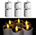 Waterproof Smokeless Solar Candles Lights Flame Light